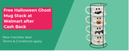 FREE Halloween Ghost Mug Stack at Walmart | TopCashBack!
